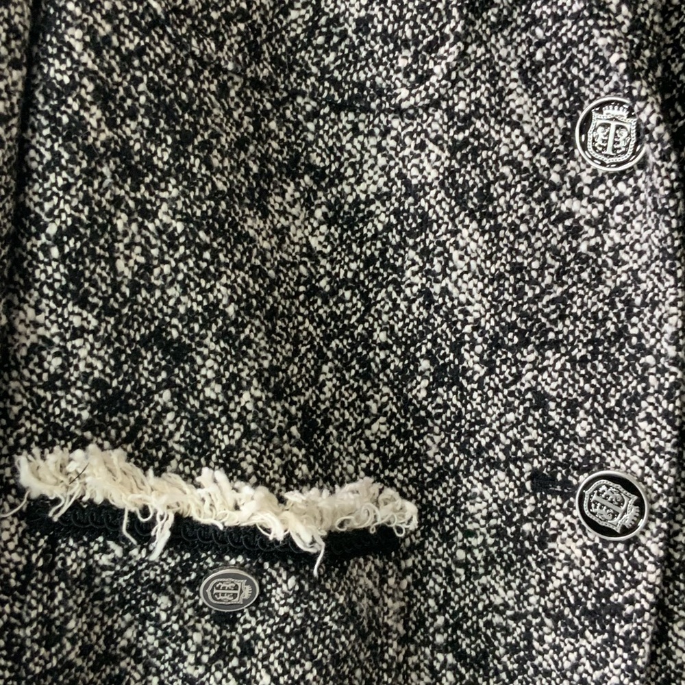 Talbots "T" Engraved Button Tweed Jacket - Picture 14 of 15
